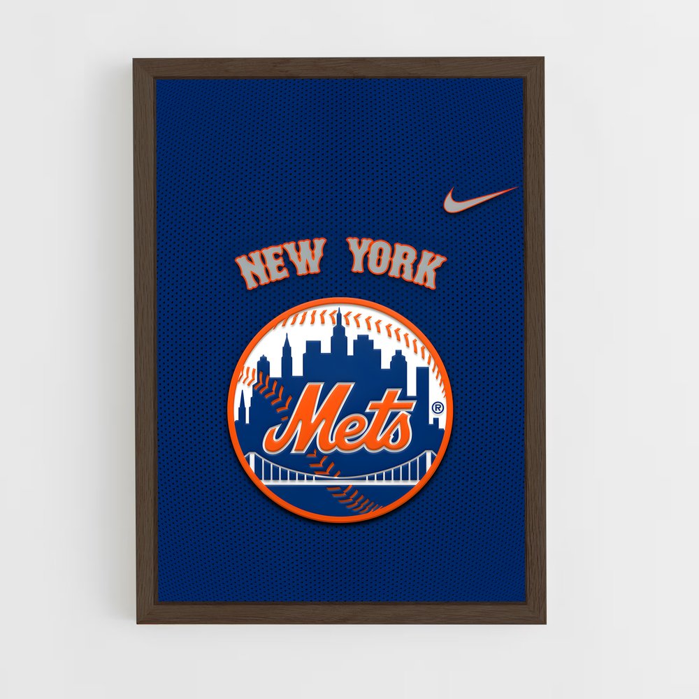 Poster Mets en Lumière – affiche Baseball (vue 5)